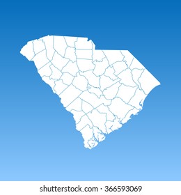 map of South Carolina