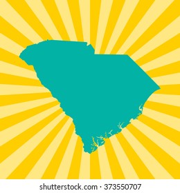 map of South Carolina
