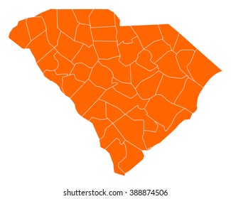 Map of South Carolina