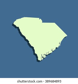 map of South Carolina