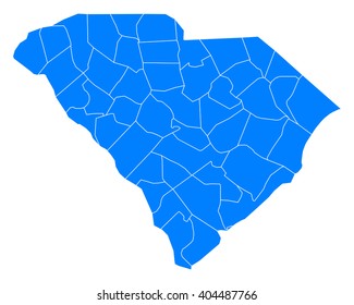Map of South Carolina