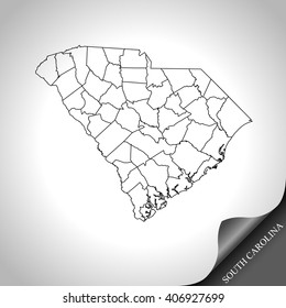 map of South Carolina