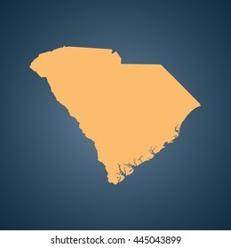 map of South Carolina