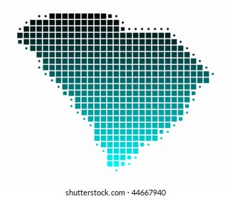 Map of South Carolina