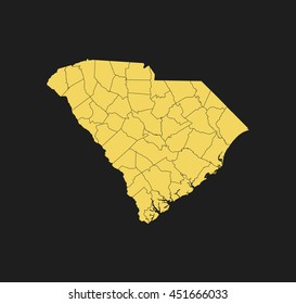 map of South Carolina