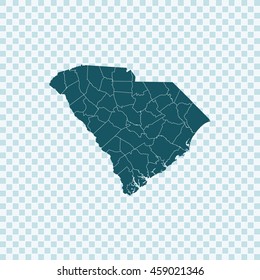 map of South Carolina