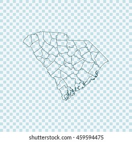 map of South Carolina