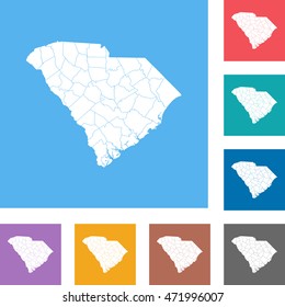 map of South Carolina