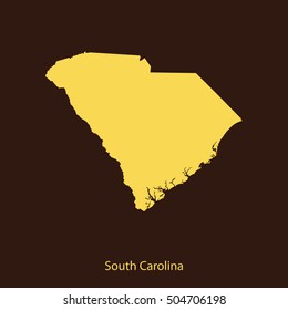 map of South Carolina