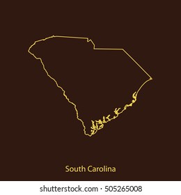 map of South Carolina