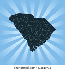 map of South Carolina