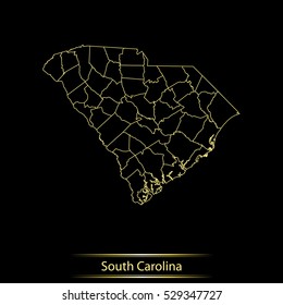 map of South Carolina