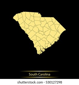map of South Carolina