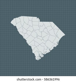 map of South Carolina
