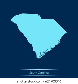 map of South Carolina