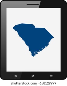 map of South Carolina
