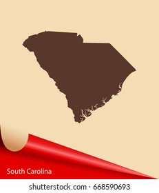 map of South Carolina
