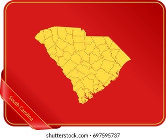 map of South Carolina