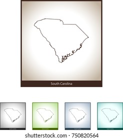 map of South Carolina