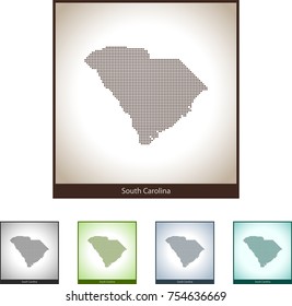 map of South Carolina