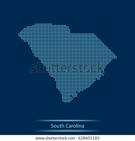 map of South Carolina