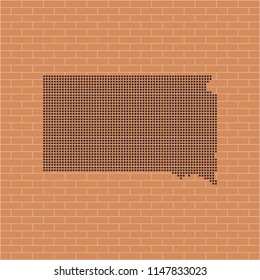 map of South Dakota