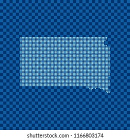 map of South Dakota