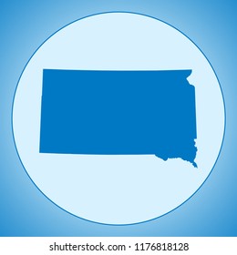 map of South Dakota