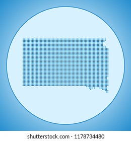 map of South Dakota