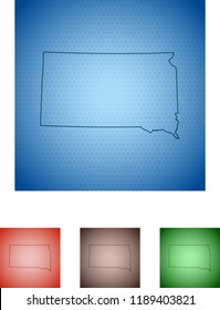 map of South Dakota