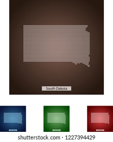 map of South Dakota