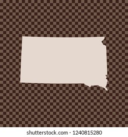 map of South Dakota
