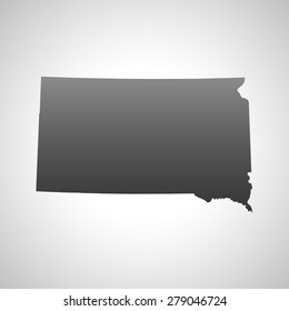 map of South Dakota