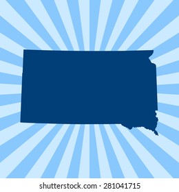 map of South Dakota