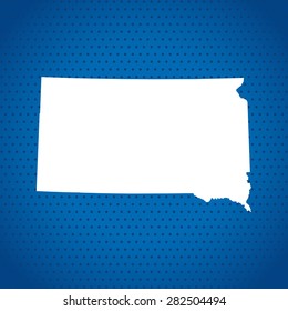 map of South Dakota