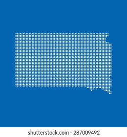 Map South Dakota Stock Vector (Royalty Free) 337956881