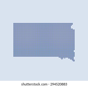 map of South Dakota