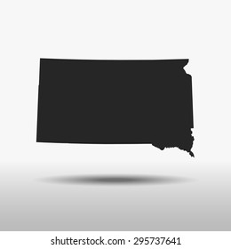 map of South Dakota