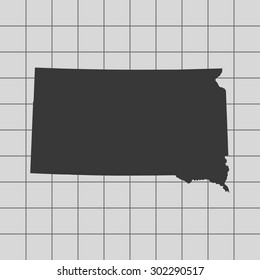 map of South Dakota