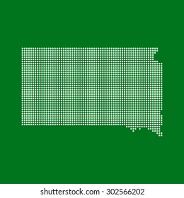 map of South Dakota