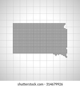 map of South Dakota