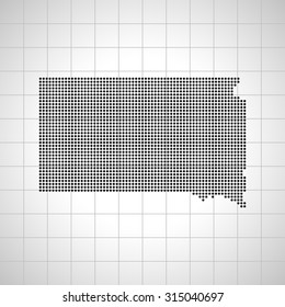map of South Dakota