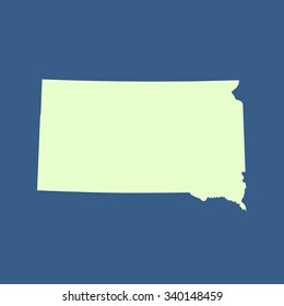 map of South Dakota