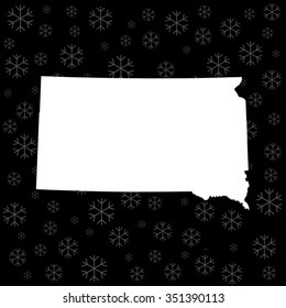 map of South Dakota