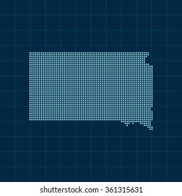 map of South Dakota