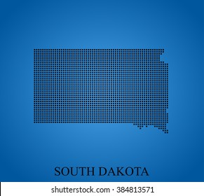 map of South Dakota