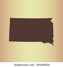 map of South Dakota