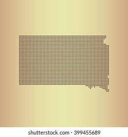 map of South Dakota