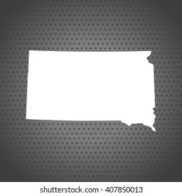 map of South Dakota
