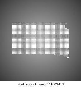 map of South Dakota